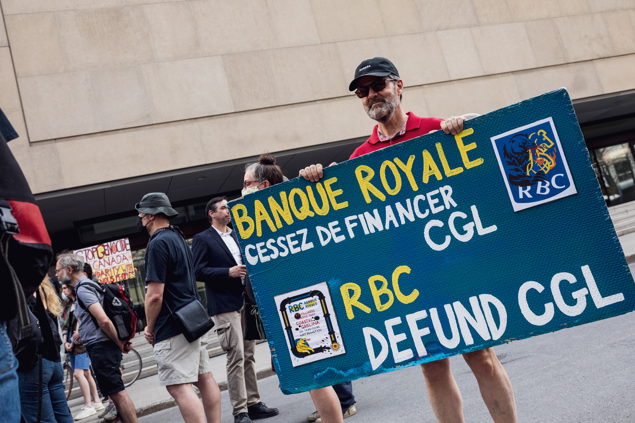 &laquo;&nbsp;Banque royale, cessez de financer CGL&nbsp;&raquo;